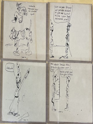 Item #1750 Finnish Cartoons Depicting the Military--First Soviet-Finnish War, 1939. FUNNU