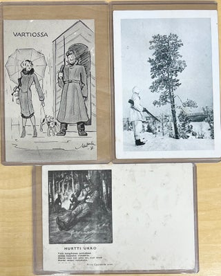 Finnish Cartoons depicting the Military
