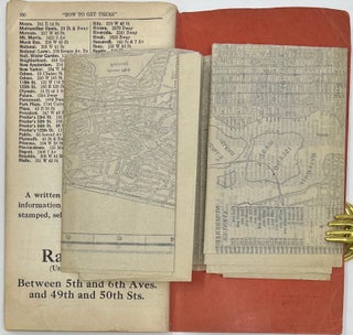 The How-To-Get-There (Barkan System) Street Directory of New York City Manhattan & Bronx, The Most Up-to-date Common Sense Street Directory, Containing the Latest Improved Indexed Map, Including the New St. Nicholas-Eighth Avenue Subway