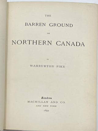 The Barren Ground of Northern Canada