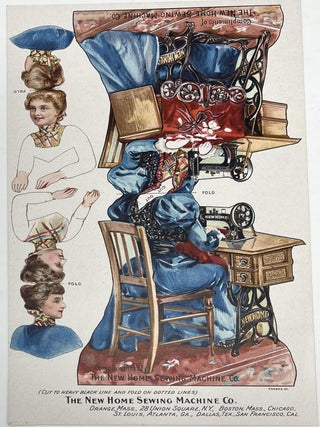 Two advertising premiums: Compliments of The New Home Sewing Machine Co.