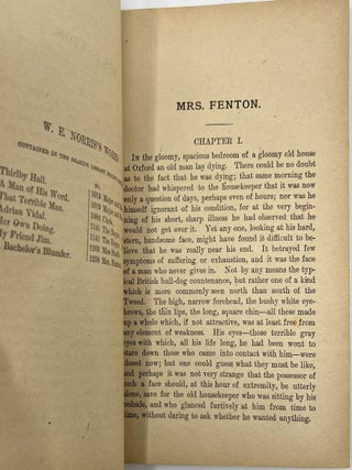 Mrs. Fenton., Seaside Library Pocket Edition