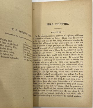 Mrs. Fenton., Seaside Library Pocket Edition
