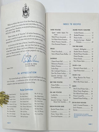State of Maine Potato Cook Book, Tried and True Recipes
