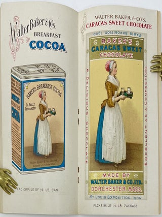 Chocolate and Cocoa Recipes by Miss Parloa and Other Celebrated Cooks. Home Made Candy Recipes by Mrs. Janet McKenzie Hill.