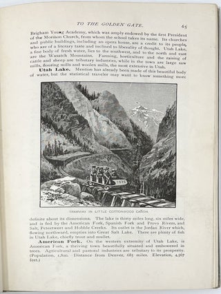 Over the Range to the Golden Gate. A Complete Tourist’s Guide to Colorado, New Mexico, Utah, Nevada, California, Oregon, Puget Sound and the Great North-West