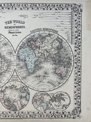 The World in Hemispheres, with Other Projections &c. &c.