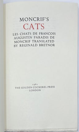 Moncrif's Cats, Les Chats de Francois