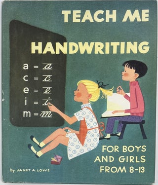 Item #1853 Teach Me Handwriting. Janet A. LOWE