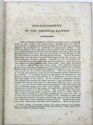 The Complete Navigator: or, An Easy and Familiar Guide to the Theory and Practice of Navigation. With all the Requisite Tables, &c. &c. Illustrated with engravings. To which is added, A Concise System of Calculations for Finding the Longitude at Seas, by the Lunar Observations by P. Delmar.