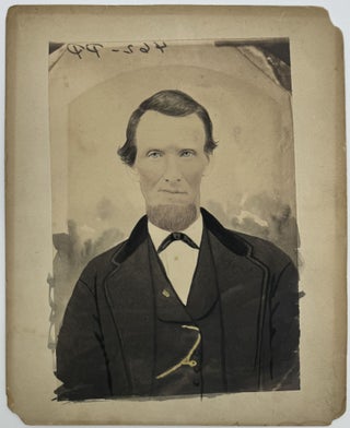 Three hand-colored portrait photographs from Lancaster County, Pennsylvania, c. Late 19th century.