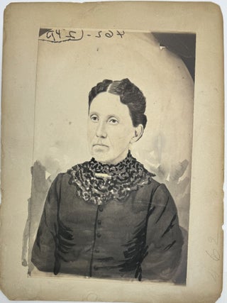 Three hand-colored portrait photographs from Lancaster County, Pennsylvania, c. Late 19th century.