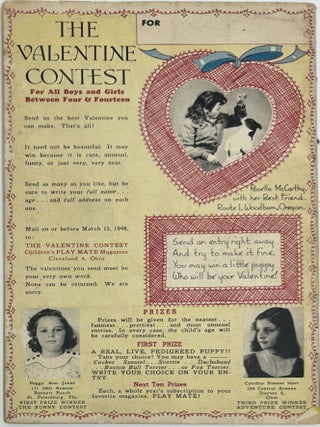 Children's Play Mate Magazine, For Boys and Girls 4 to 14, February 1948, Vol. 19, No. 9