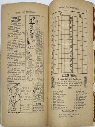 Children's Play Mate Magazine, For Boys and Girls 4 to 14, February 1948, Vol. 19, No. 9