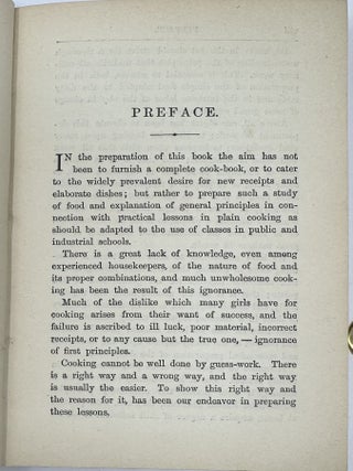 Boston School Kitchen Text-Book. Lessons in Cooking for the Use of Classes in Public and Industrial Schools