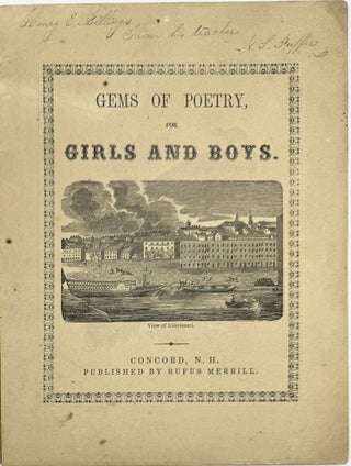 Gems of Poetry, for Girls and Boys