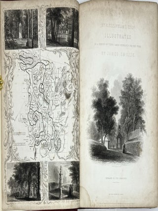 Green-Wood Illustrated. In Highly Finished Line Engraving, From Drawings Taken on the Spot. With Descriptive notices by Nehemiah Cleaveland. Bound with: Mount Auburn. Illustrated in a Series of Views from drawings by James Smilie. Letter Press Description by Cornelia W. Walter