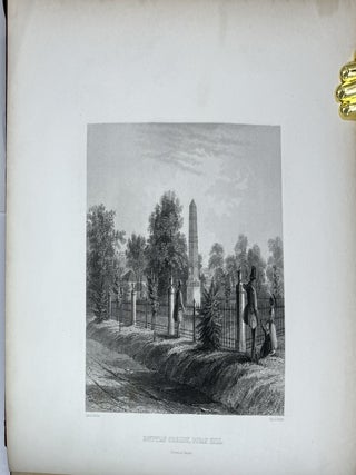 Green-Wood Illustrated. In Highly Finished Line Engraving, From Drawings Taken on the Spot. With Descriptive notices by Nehemiah Cleaveland. Bound with: Mount Auburn. Illustrated in a Series of Views from drawings by James Smilie. Letter Press Description by Cornelia W. Walter