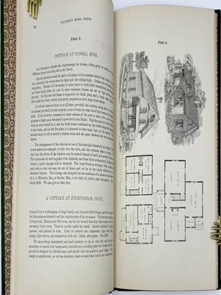 Palliser’s Model Homes. Showing a Variety of Designs for Model Dwellings; also, Farm-Barn and Hennery, Stable and Carriage House, School House, Masonic Association Building, Bank and Library, Town Hall and Three Churches. Together with a Large Amount of Miscellaneous Matter, Tenth Thousand.