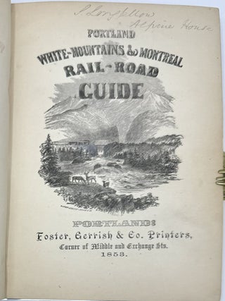 Guide Book of the Atlantic and St. Lawrence, and St. Lawrence and Atlantic Rail Roads, Including a Full Description of All the Interesting Features of the White Mountains. With Illustrations from Original Sketches by C.E. Beckett.