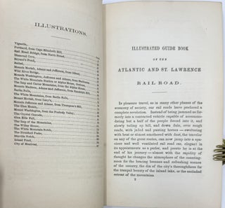 Guide Book of the Atlantic and St. Lawrence, and St. Lawrence and Atlantic Rail Roads, Including a Full Description of All the Interesting Features of the White Mountains. With Illustrations from Original Sketches by C.E. Beckett.