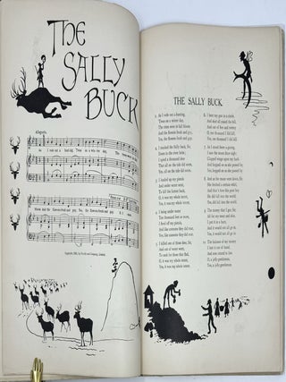 Nursery Songs from the Appalachian Mountains, (First Series), Arranged with Pianoforte Accompaniment by Cecil J. Sharp. Illustrated in Silhouette by Esther B. Mackinnon