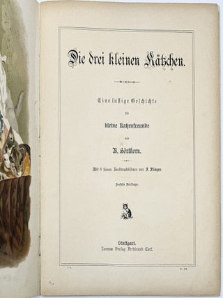 Die Drei Kleinen Kätzchen, Fine lustige gelchichte fur kleine katzenfreunde