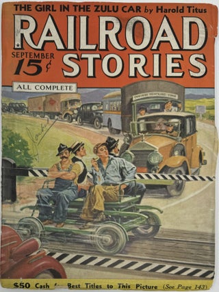 Item #2006 Railroad Stories, Formerly Railroad Man's Magazine, Volume XX, No. 4, September 1936....