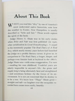 Brite and Fair, A Sequel to the Real Diary of a Real Boy