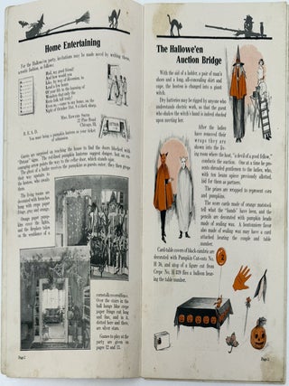 Dennison's Bogie Book, Suggestions for Halloween 10 cents
