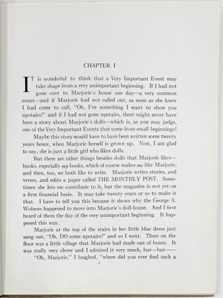 Marjorie's Literary Dolls, With Nineteen Photographic Illustrations of Marjorie's Dolls Arranged by the Author