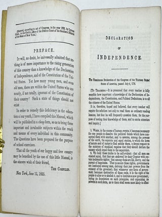 Cobb's Manual; Containing The Declaration of Independence; The Constitution of the United States, Political Definitions; and Tables...
