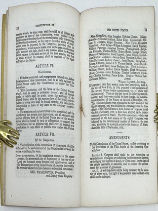 Cobb's Manual; Containing The Declaration of Independence; The Constitution of the United States, Political Definitions; and Tables...