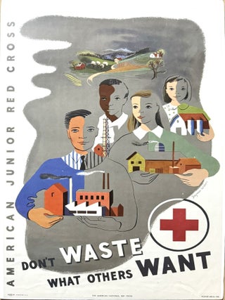Item #2055 Don't Waste What Others Want. American Junior Red Cross. Dagmar WILSON