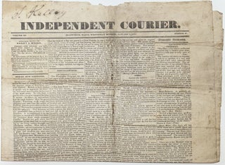 Item #2065 Independent Courier, Vol. III, No. 47