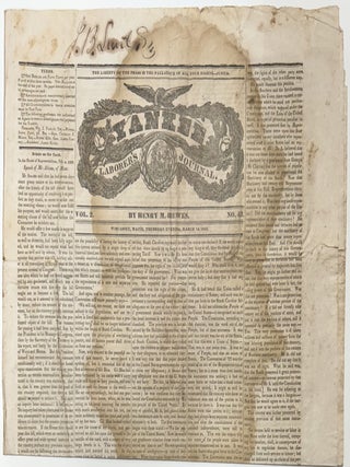 Item #2072 Yankee Laborer's Journal, Vol. 2, No. 43