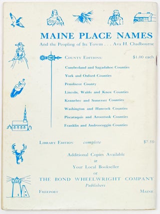 Maine Place Names and the Peopling of Its Towns, County Edition: Lincoln, Waldo & Knox Counties