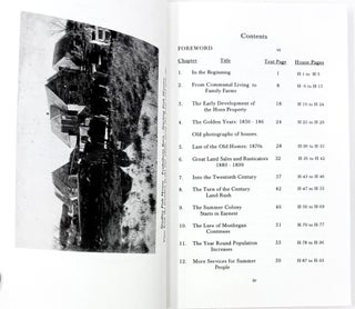 Monhegan: Her Houses and Her People 1780-1970