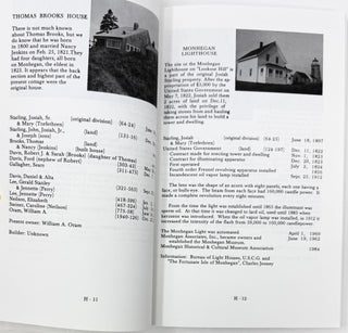 Monhegan: Her Houses and Her People 1780-1970