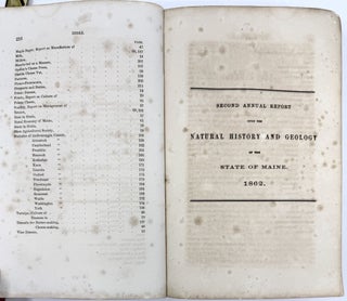 Seventh Annual Report of the Secretary of the Maine Board of Agriculture; Embracing also the Reports on the Scientific Survey, 1862