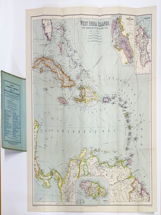 Item #2161 West Islands, & The Approaches to the Panama Canal. THE LONDON GEOGRAPHICAL INSTITUTE
