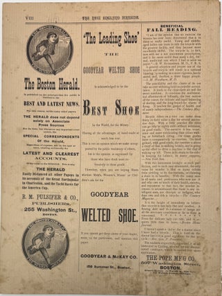New England Fireside Monthly, A Strictly First-Class Journal for the Home, Vol. 1, No. 10