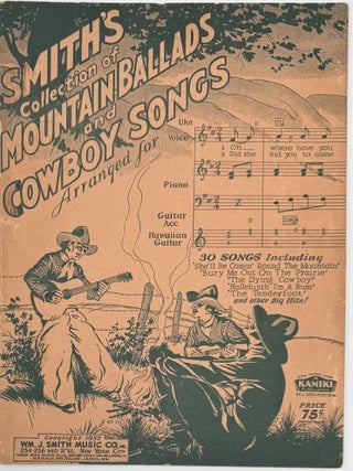 Item #2172 Smith's Collection of Mountain Ballads and Cowboy Songs arranged for Uke, Voice,...