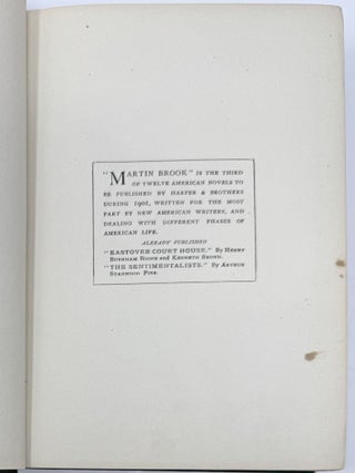 Martin Brook, A Novel