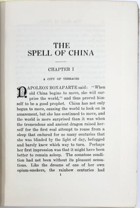 The Spell of China, with eight plates in full colour and many dougravures from photographs by E.M. Newman