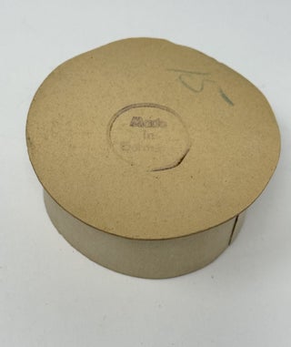 Small German Candy Container with Boy and Snowball
