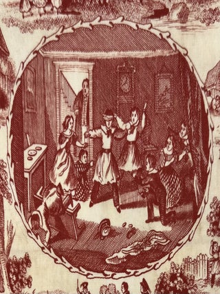 "The Cheerful Companions" printed textile