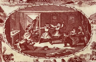 "The Cheerful Companions" printed textile