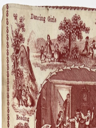 "The Cheerful Companions" printed textile