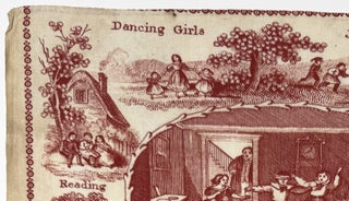 "The Cheerful Companions" printed textile